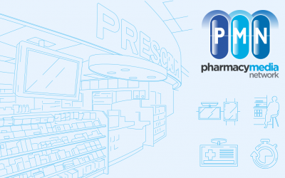 Pharmacy Media Networks Line Art