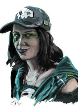 Cosplayer Digital Painting