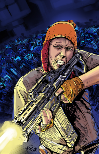 Jayne from the Firefly TV Jayne cosplayer from the TV series Firefly