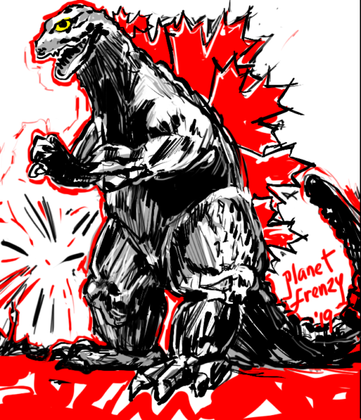 Surely somebody has thought of this before? :) Happy Canada Day 2019 | from Godzilla